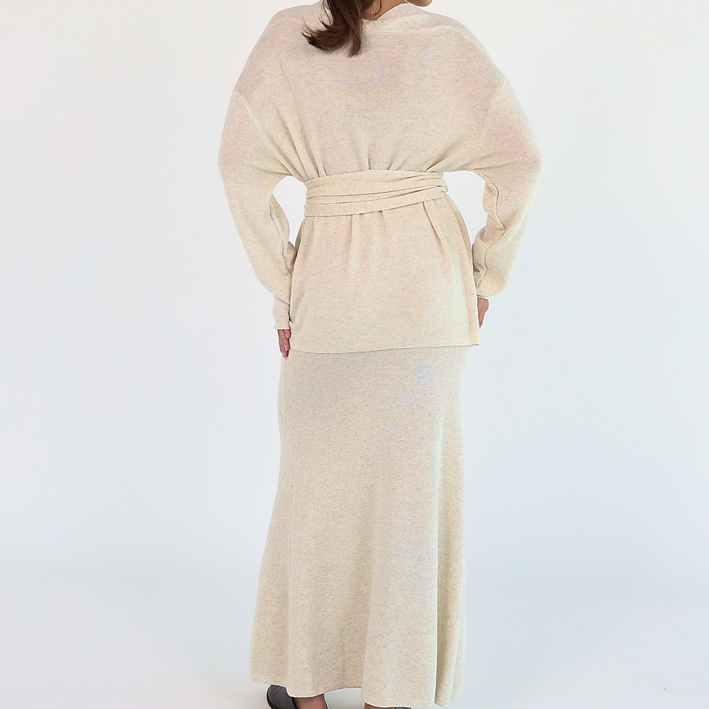 Cream Wrap Set