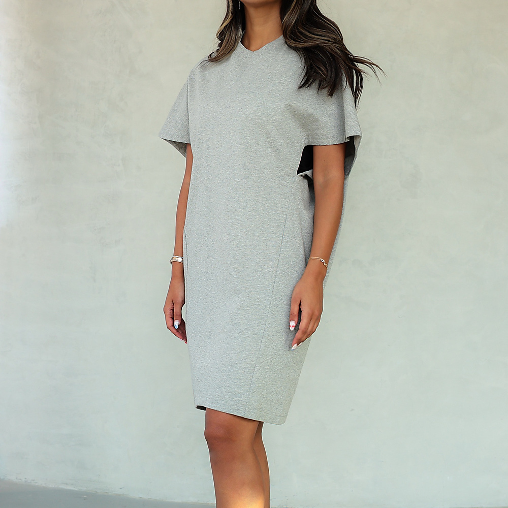 Grey T-Shirt Dress