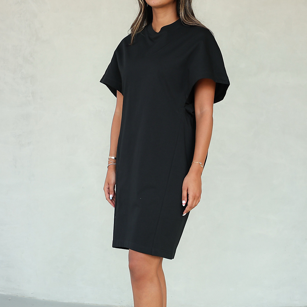 Black  T-Shirt Dress