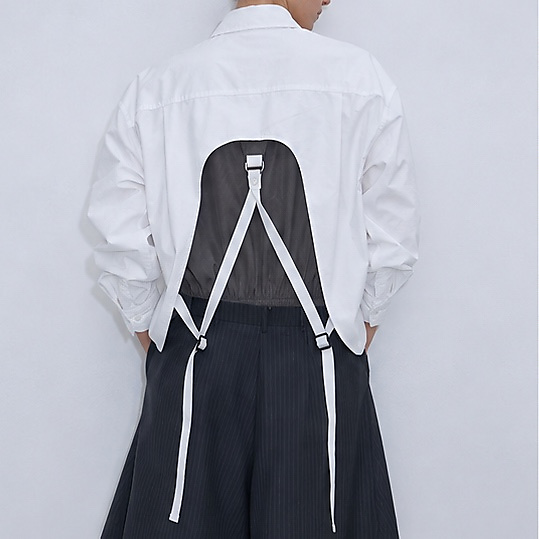 Strapback Shirt White