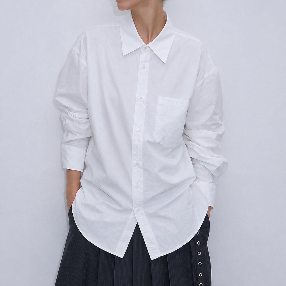 Strapback Shirt White