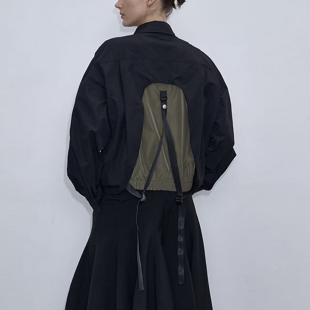 Strapback Shirt Black