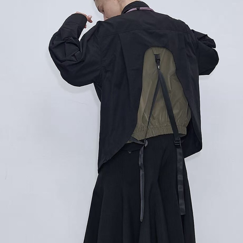 Strapback Shirt Black