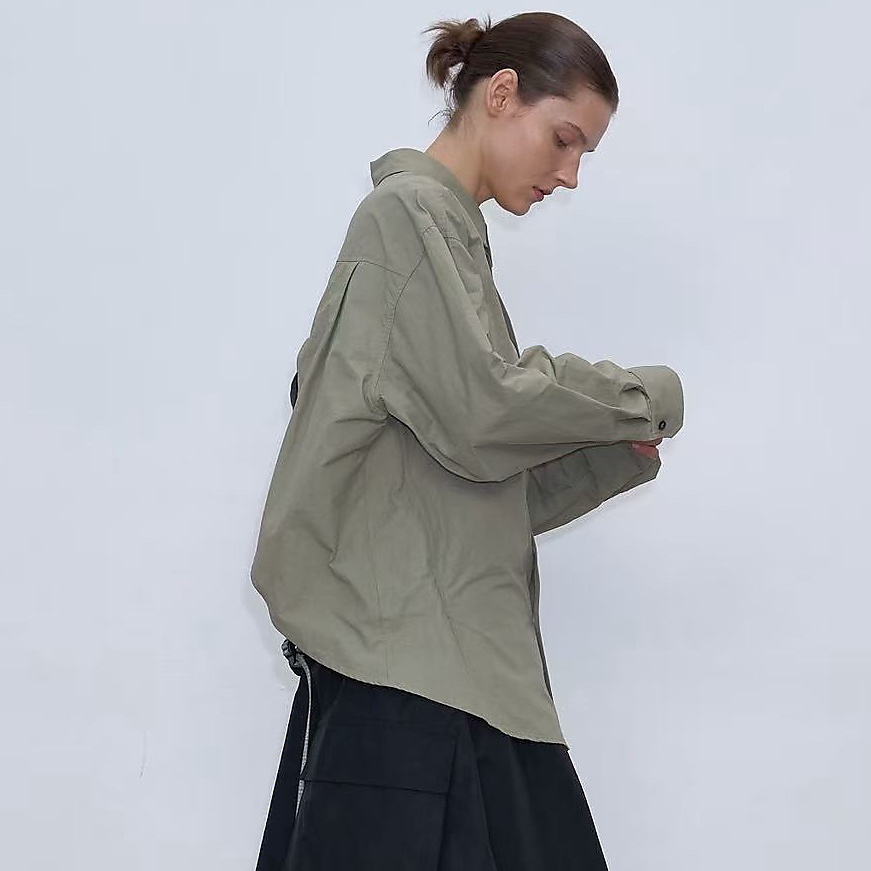 Strapback Shirt Olive Green