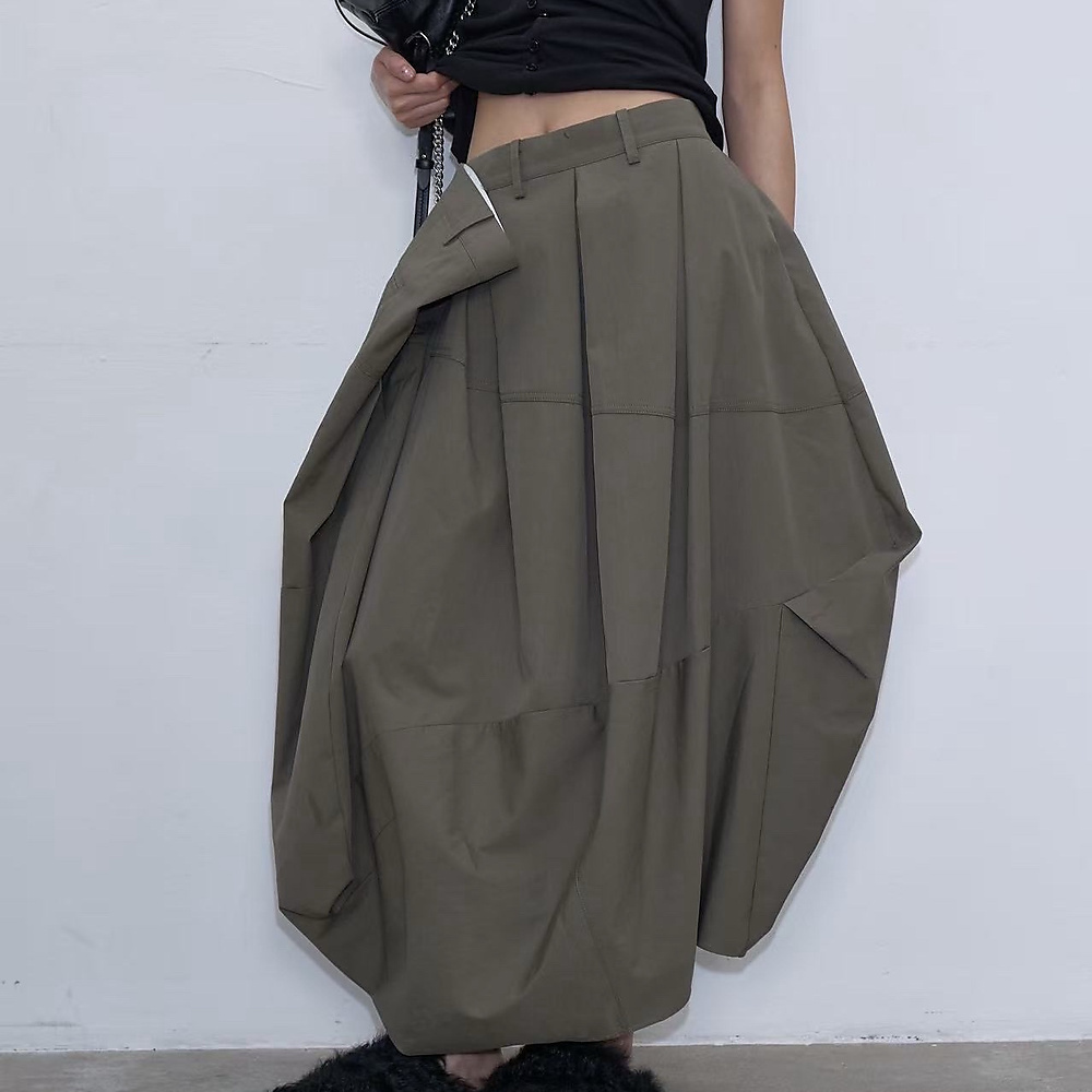 Twist Skirt Beige