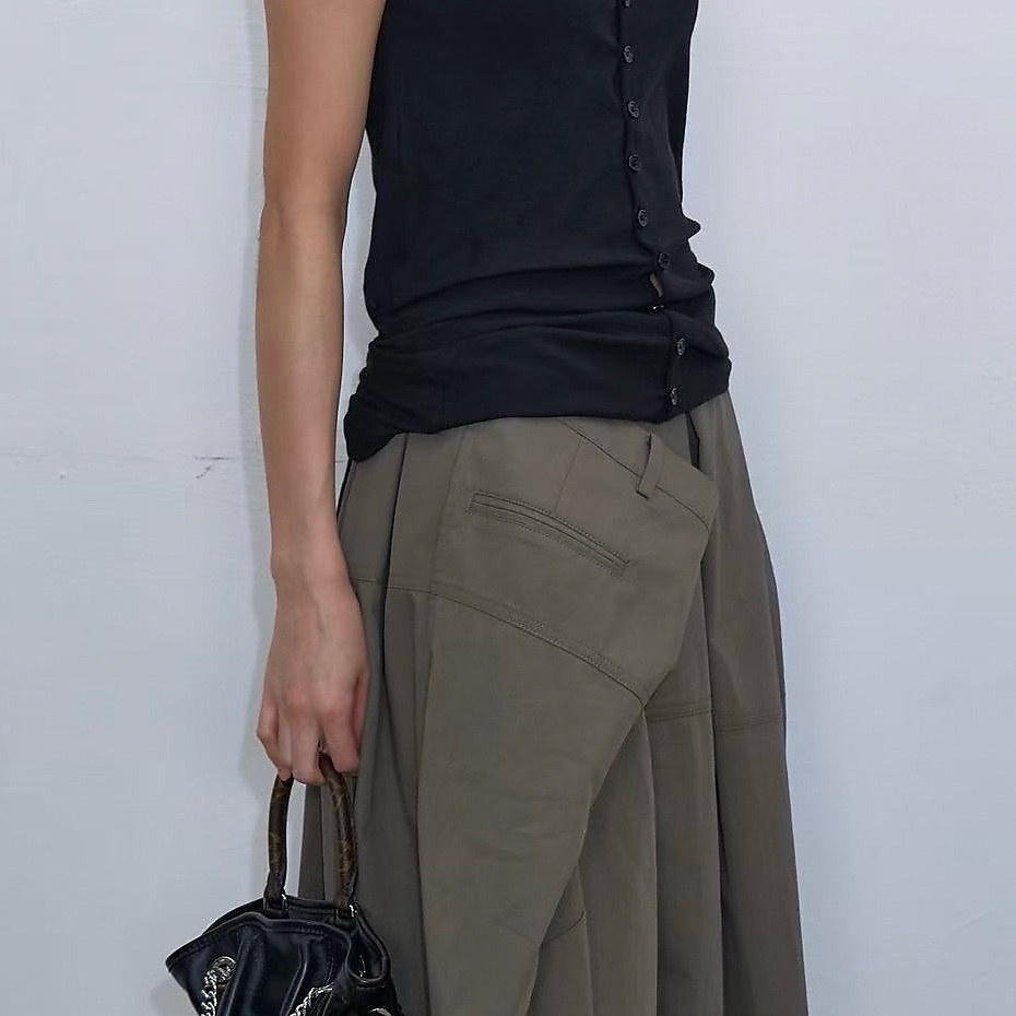 Twist Skirt Beige
