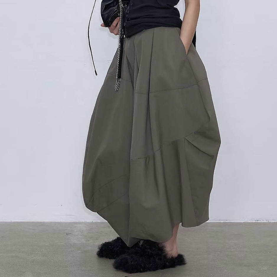 Twist Skirt Beige