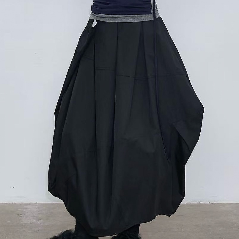 Twist Skirt Black