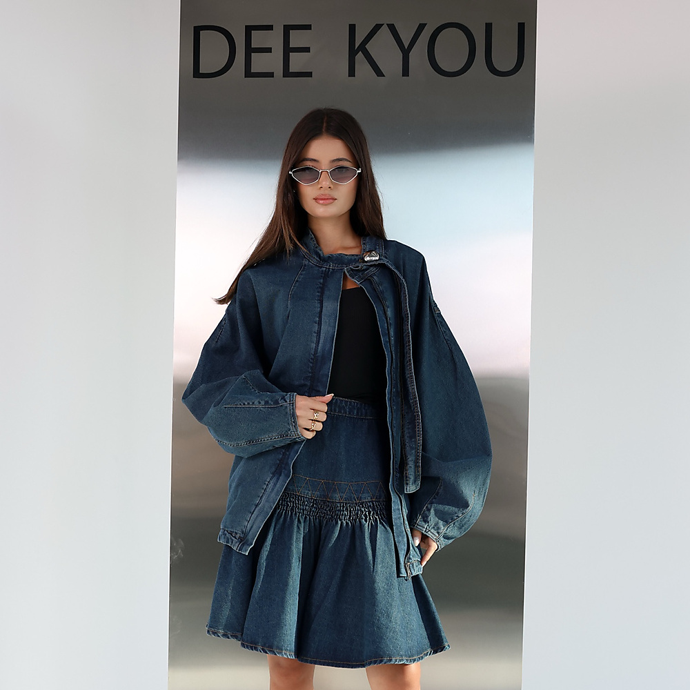 Flounce Denim Set