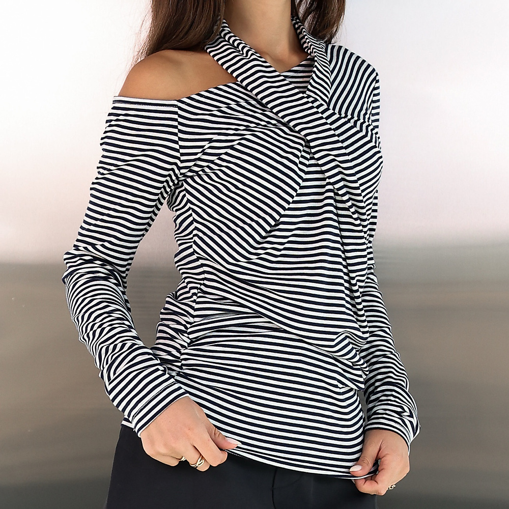 Twist Stripe Top