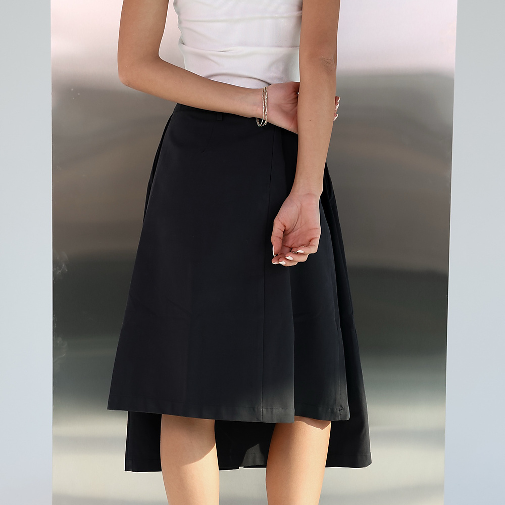 Cut out Black Skirt