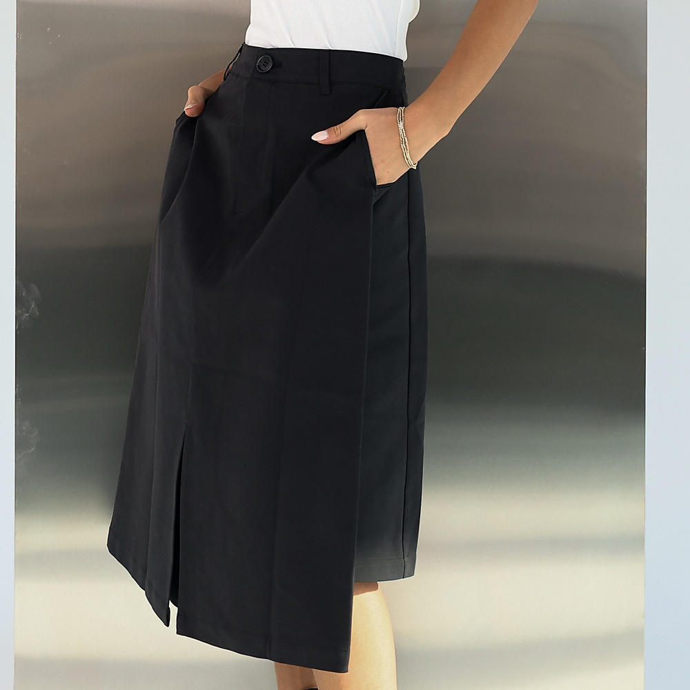 Cut out Black Skirt