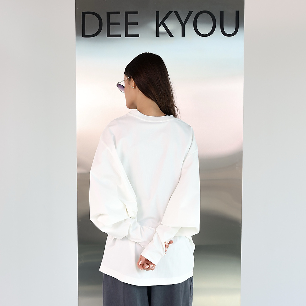 White Cotton Top Over size
