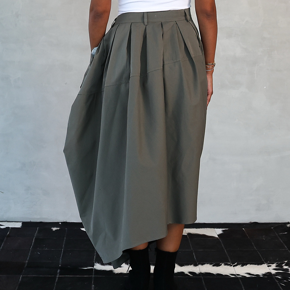 Twist Skirt Beige