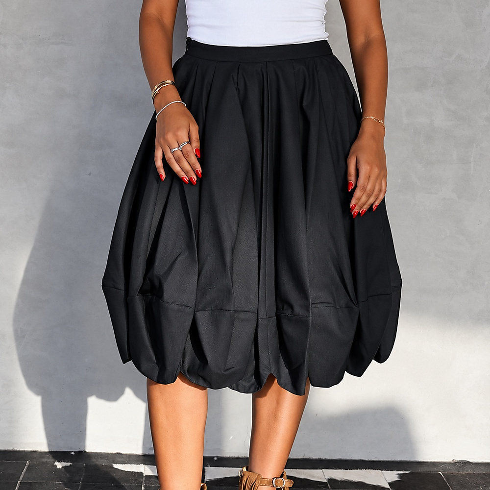 Bloom Skirt Navy blue