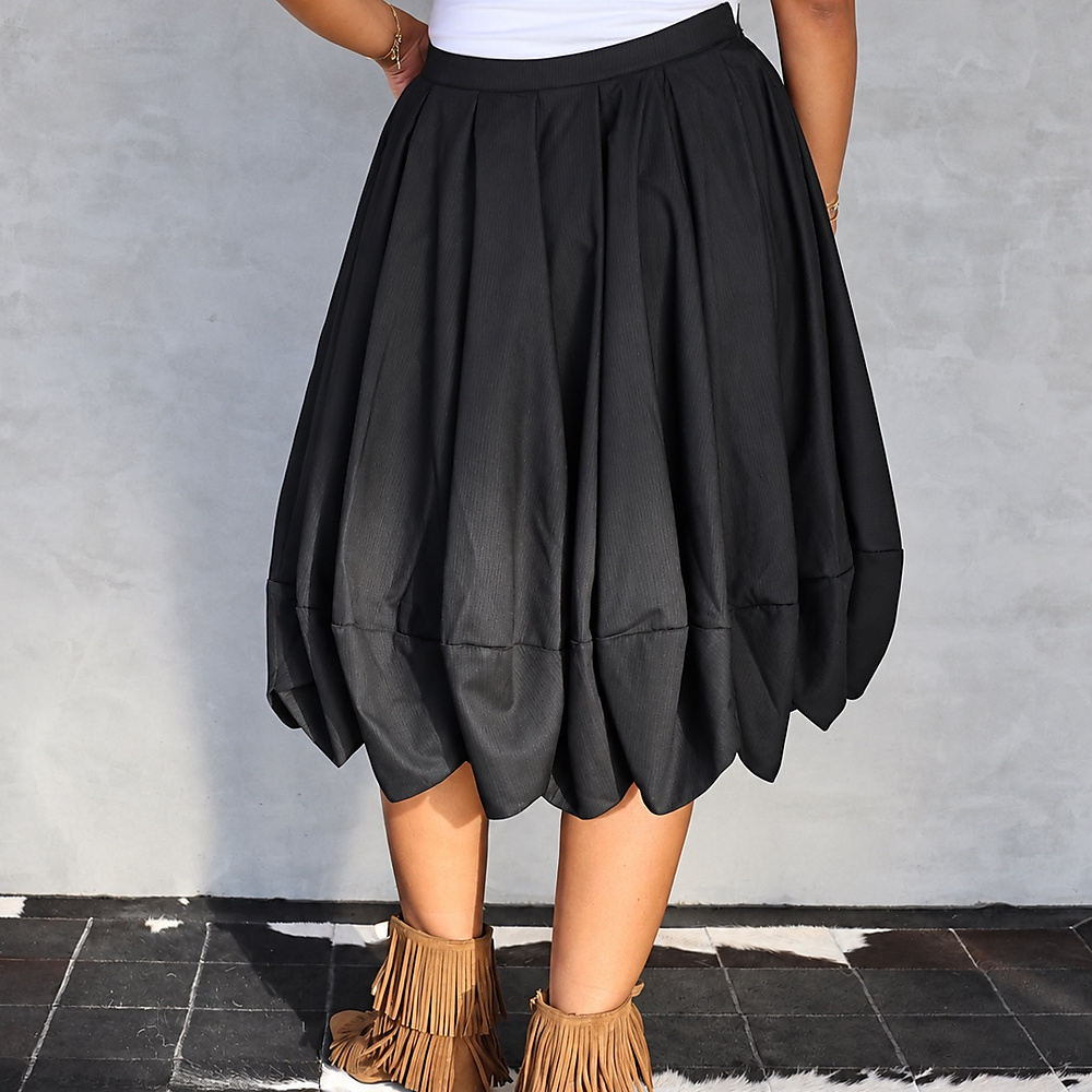 Bloom Skirt Black