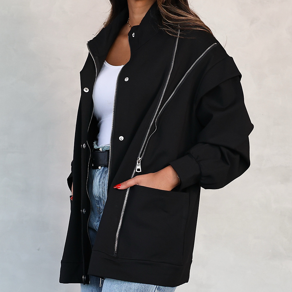 Black Zip Jacket