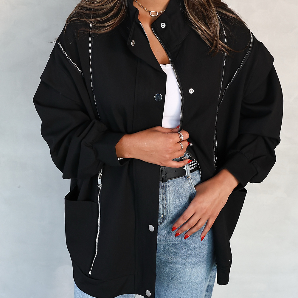 Black Zip Jacket