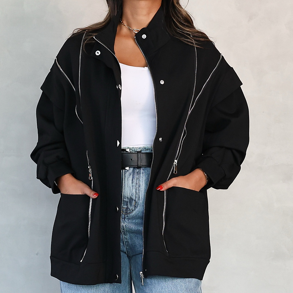 Black Zip Jacket