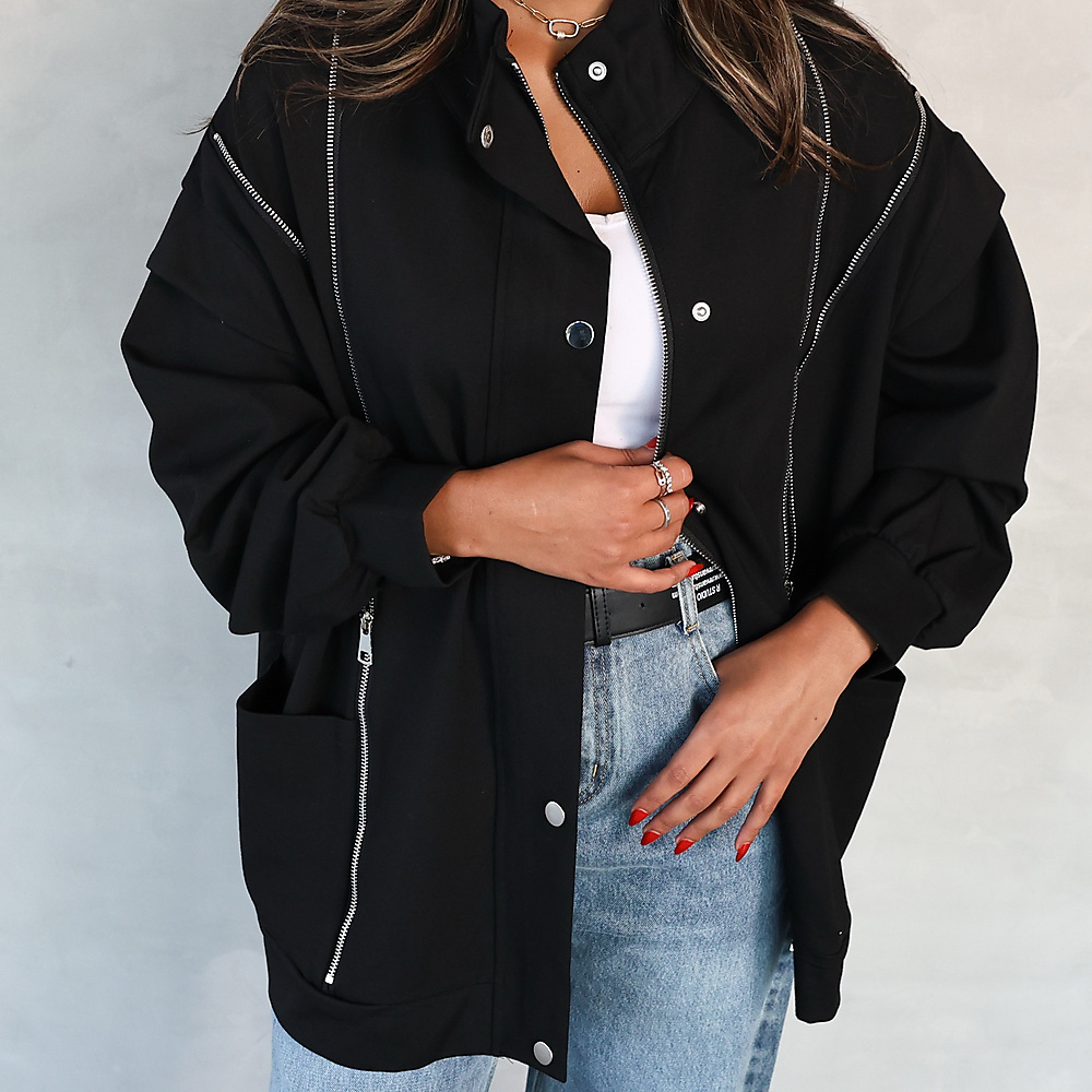 Black Zip Jacket