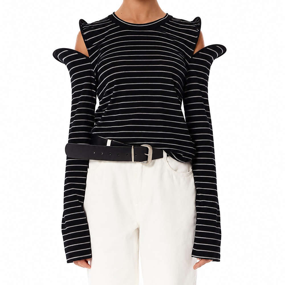 Line Top  Black