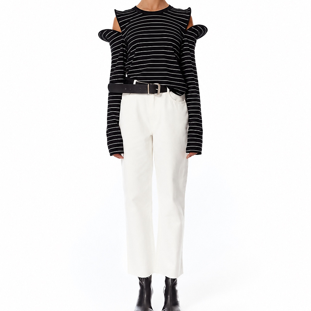 Line Top  Black