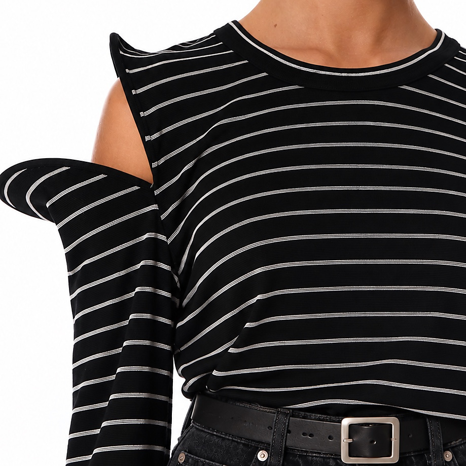 Line Top  Black