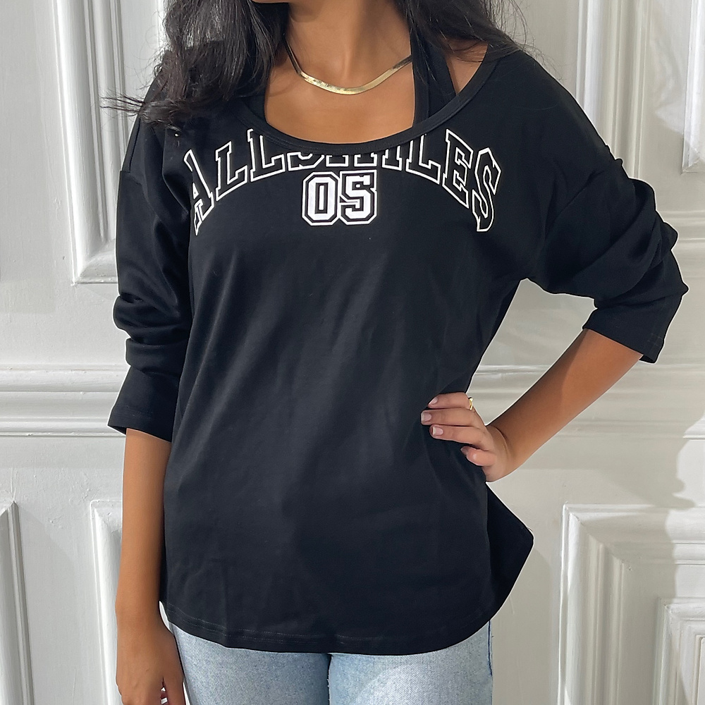 Cotton black Top