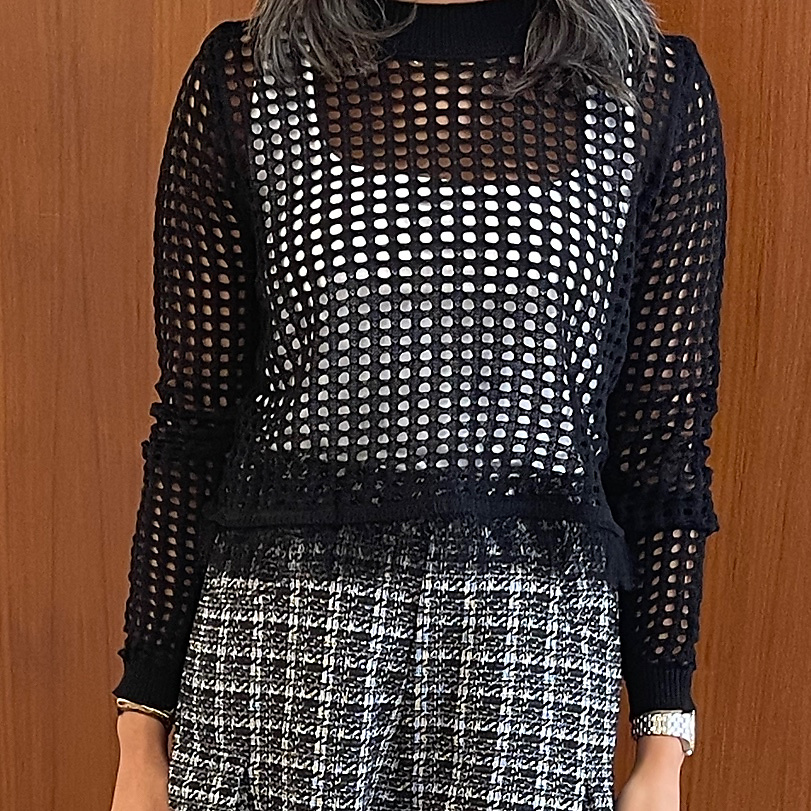 Mesh Black Top