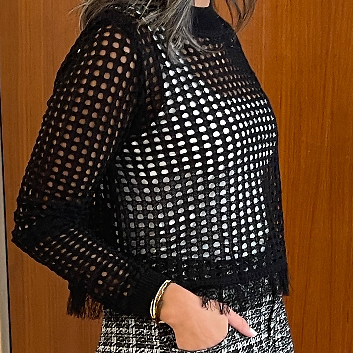Mesh Black Top