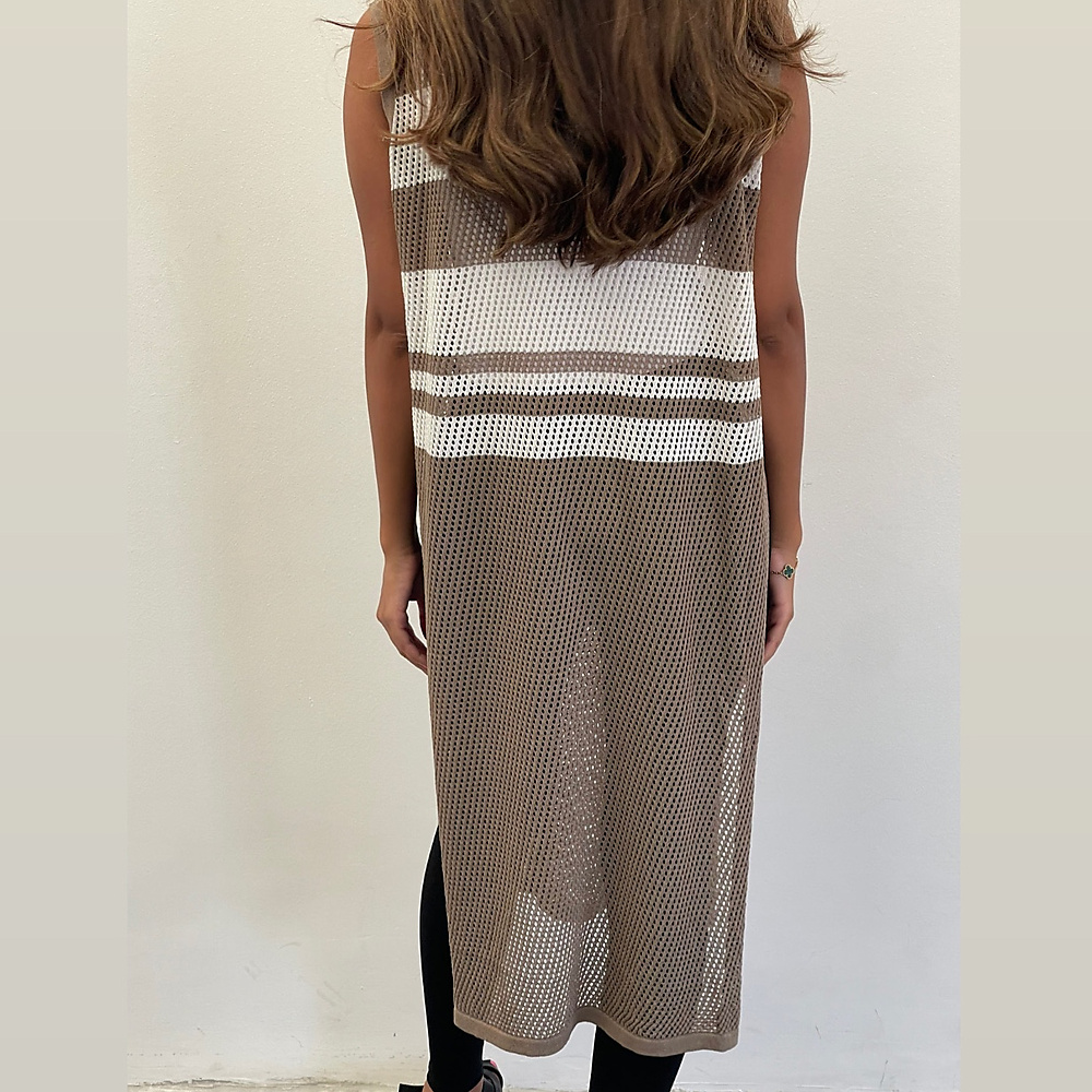 Striped slit Sand