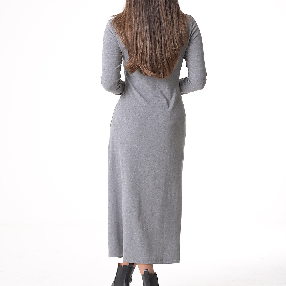 Grey Cotton Dress