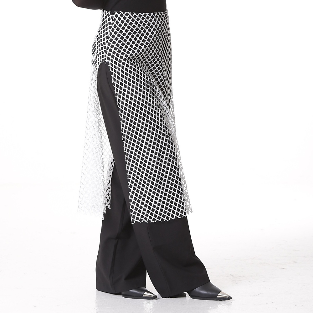 Fishnet pant white