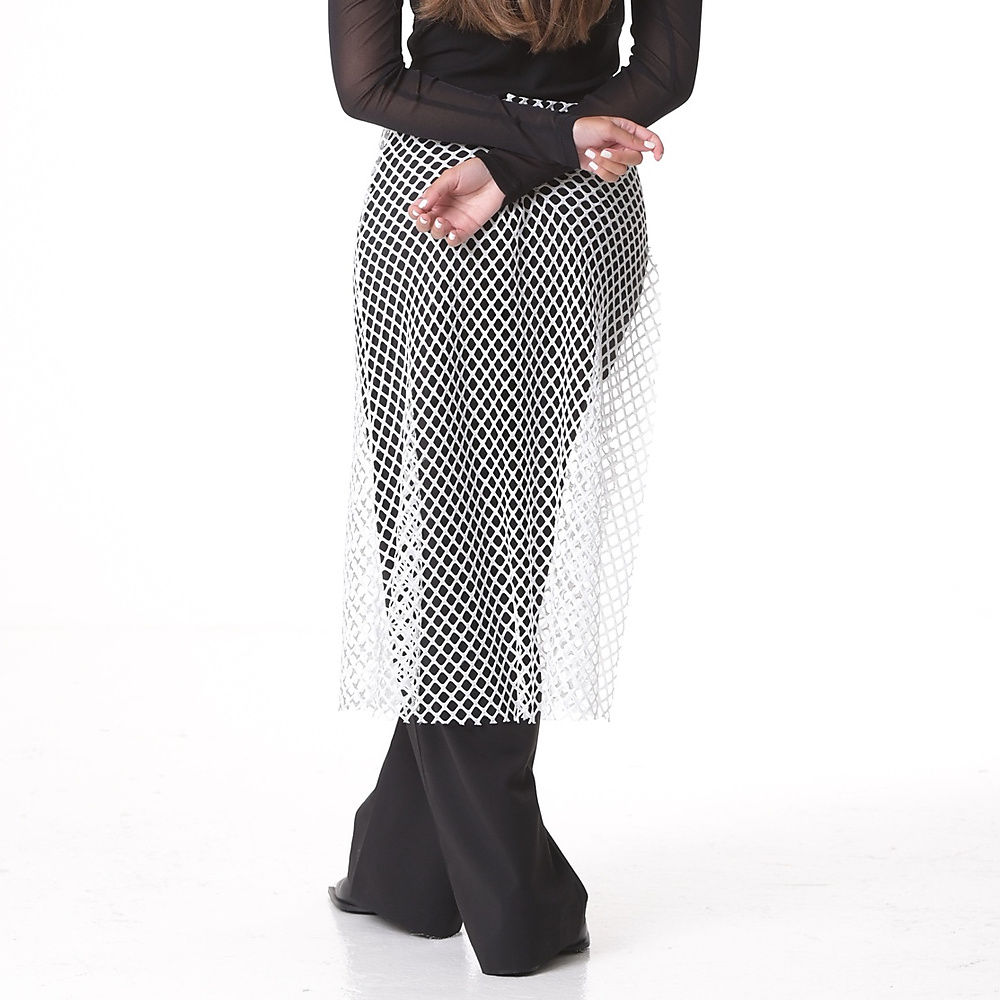 Fishnet pant white