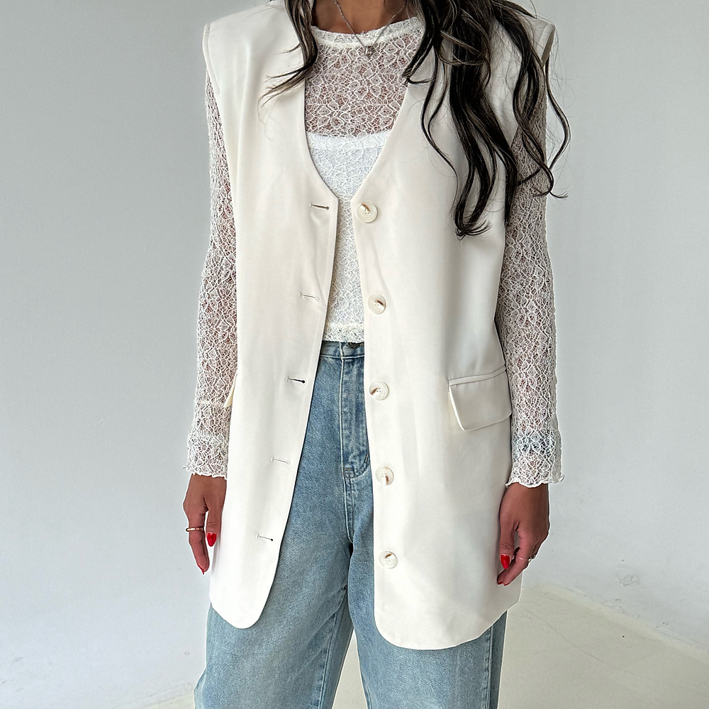 Ivory Vest
