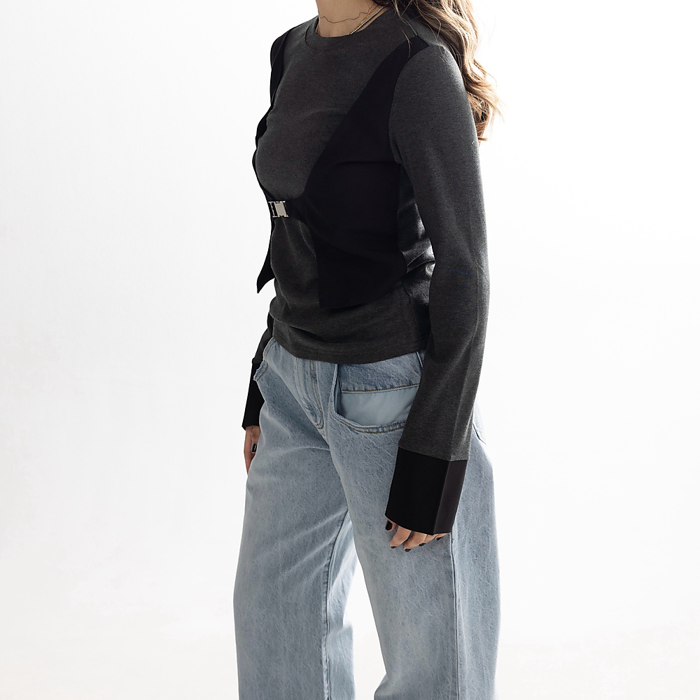 Cotton Grey Top