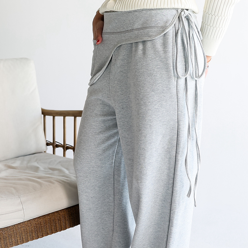 Grey Cotton pants