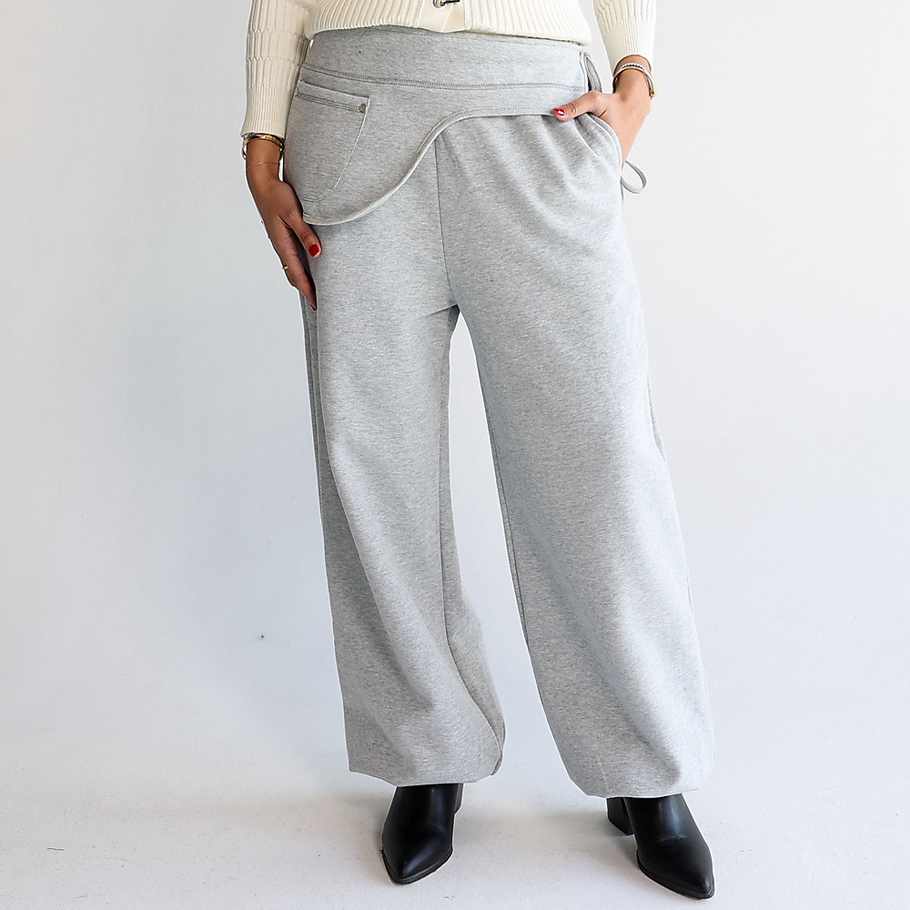 Grey Cotton pants