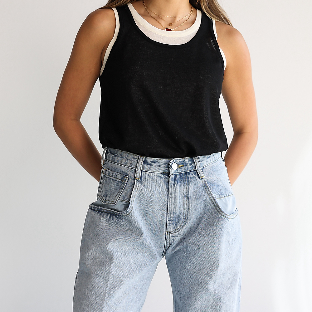 Straight cut Jeans