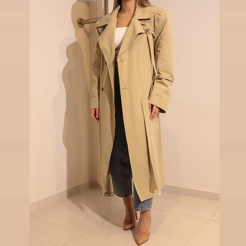 Beige Trench Jacket
