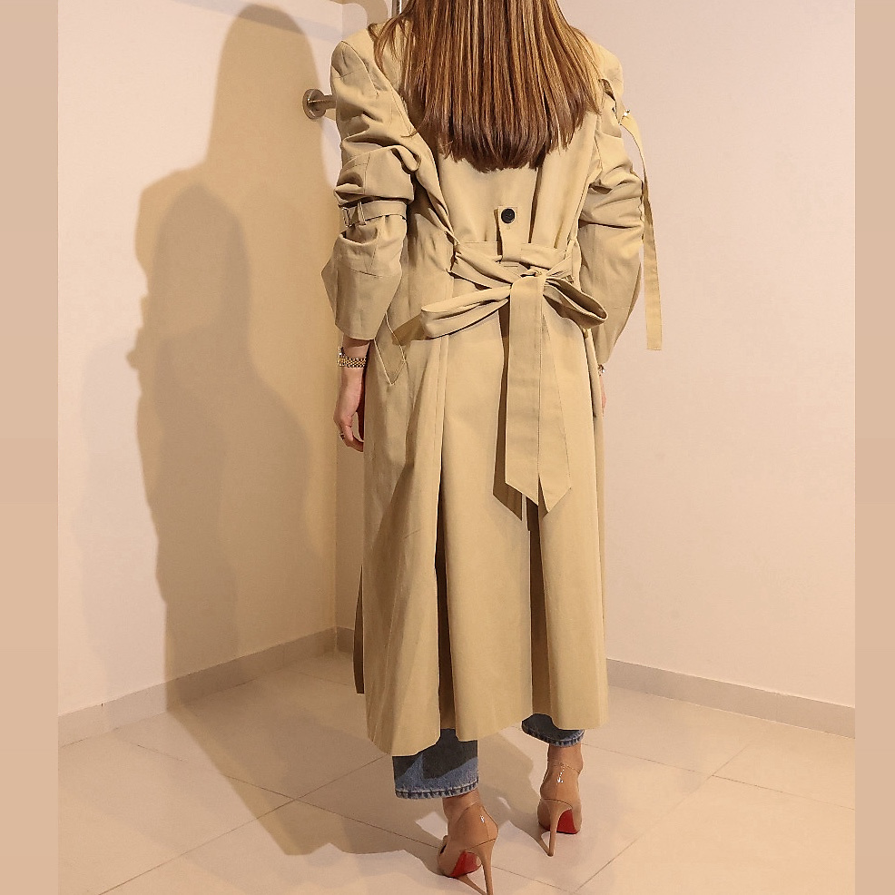 Beige Trench Jacket