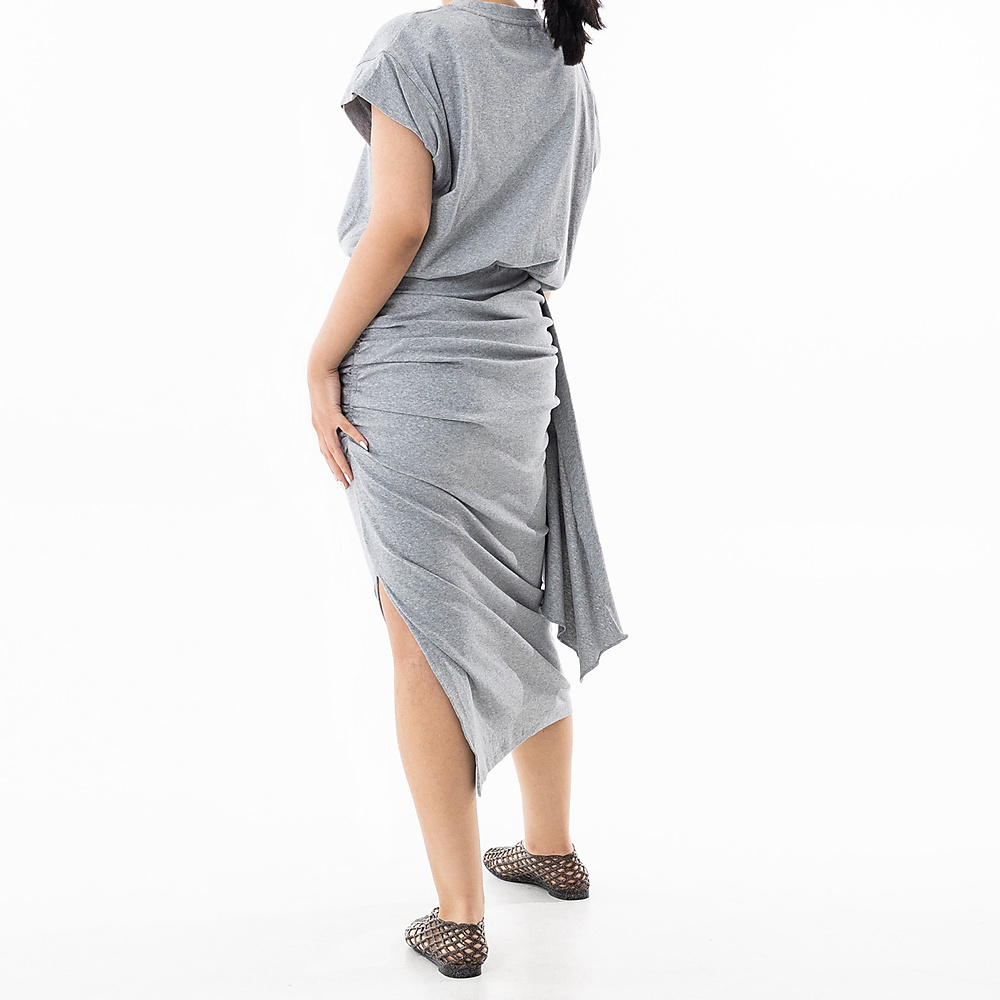 Cotton Dress Grey