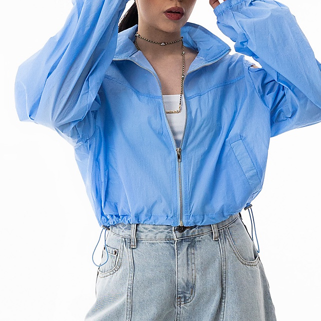 Open Neck Shirt Blue