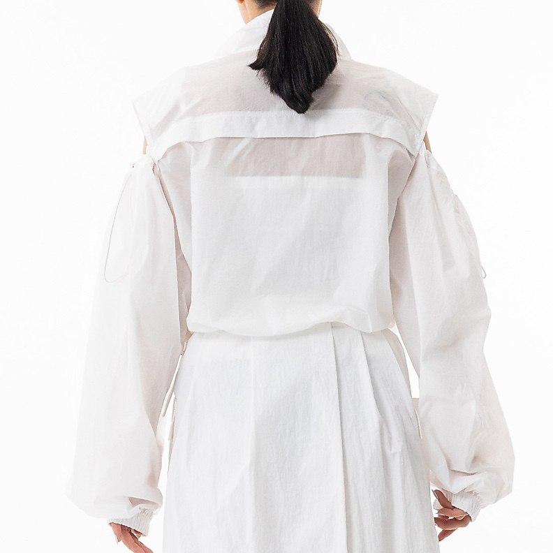 Open Neck Shirt White