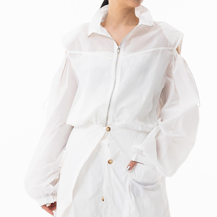 Open Neck Shirt White