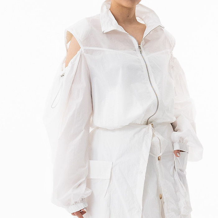 Open Neck Shirt White