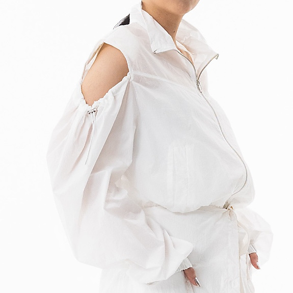 Open Neck Shirt White