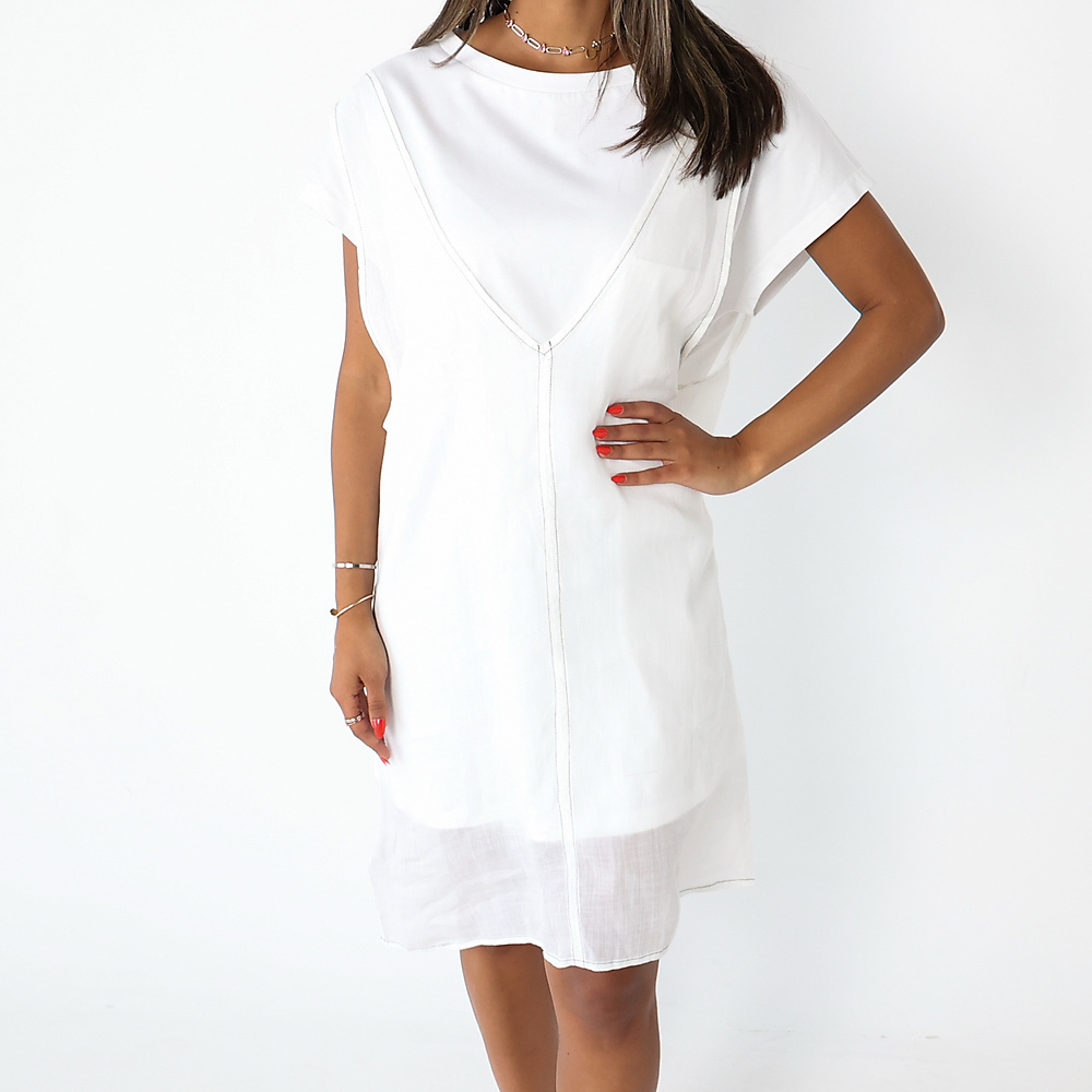 Double Dress White