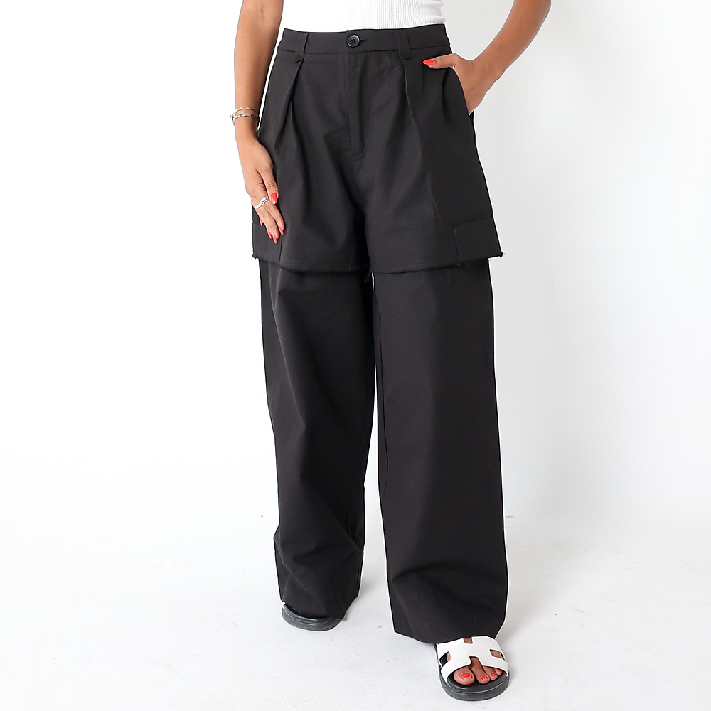 layerd black pants