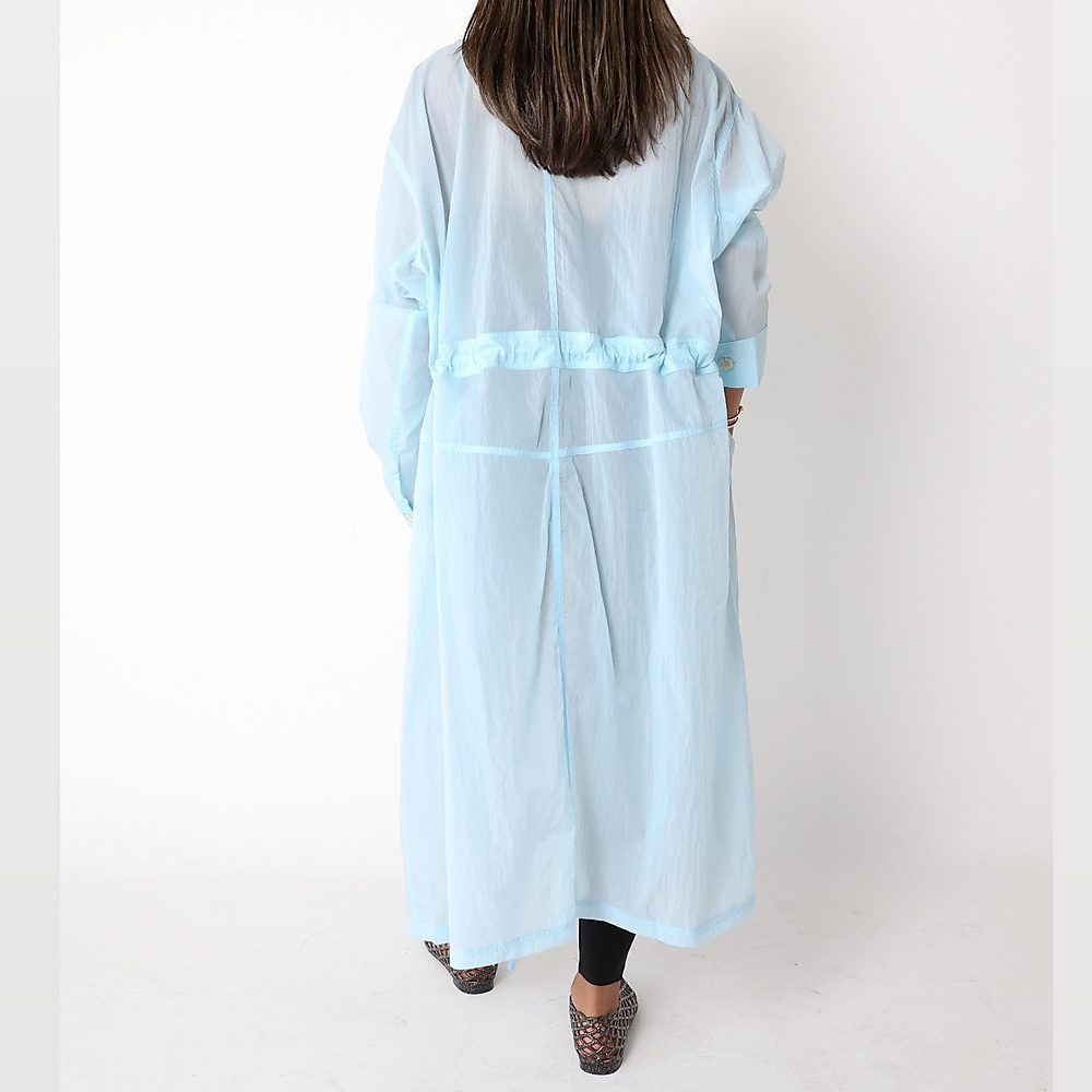 Voile cotton powder Blue